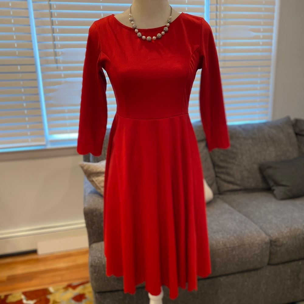 Pinkblush maternity red dress